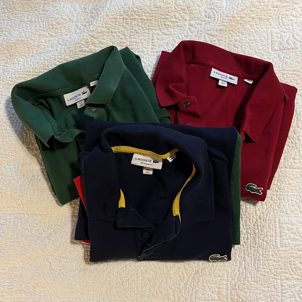 Lacoste polo bundle